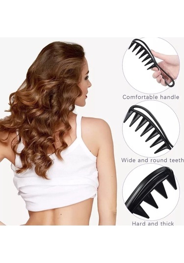 Okavango Style Collection Siyah Tarak Çok Renkli