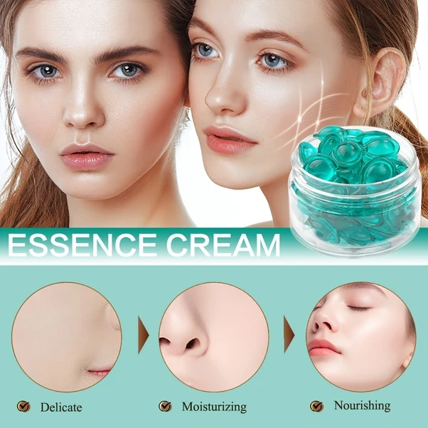 Gateesat Mavi Bakır Peptit Hyaluronik Asit Jel Serum 30 Kapsül Nemlendirici