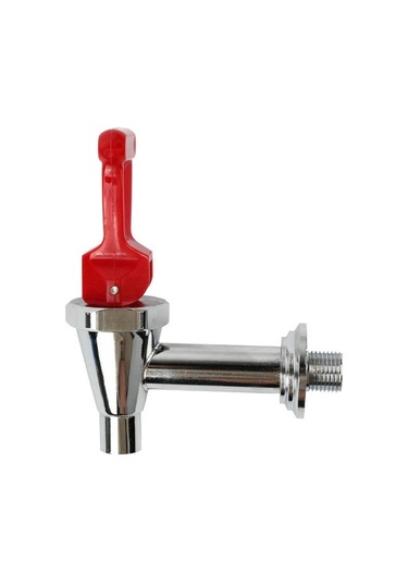 Homyl Kahve Sıcak İçecek Musluğu Paslanmaz Su Sebili Kova Cam Kırmızı