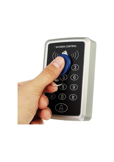 Rfid Şifreli Kapı Kilidi + Su Geçilmez Koruyucu Kılıf + 10 Tag