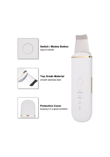 Youtek "şarj Edilebilir Yüz Temizleme Cihazı - Siyah Nokta, Kırışıklık Ve Gözenek Giderme İçin 4 Modlu Derin Temizlik"