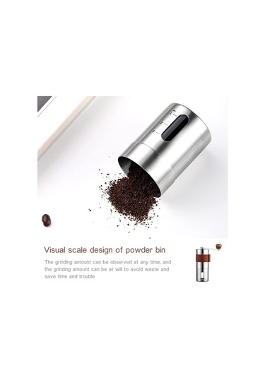 Pazly Portatif Manuel Kahve Değirmeni - Ayarlanabilir Öğütme, Paslanmaz Çelik, Ev-ofis-seyahat Diğer