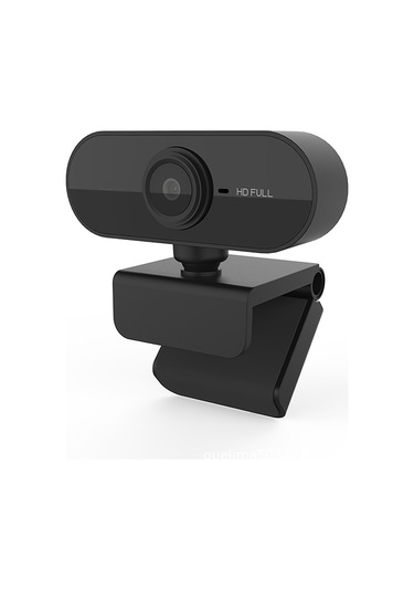 Yuntech01 Siyah Usb 2.0 Usb Web Kamerası 1080p Hd Cmos Sensörlü Mikrofonlu, 360 Derece Döner, Masaüstü/monitor Uyumlu, Plug&play, Ders/video Konferans İçin