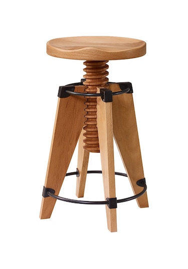 Burgu Ahşap Tabure 001