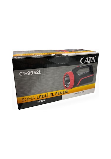 Cata Ct-9952 Soma Ledli Gemici El Feneri Cata N11.4265 Siyah
