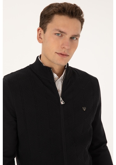 U.s. Polo Assn. Erkek Siyah Hırka Triko 50315024-vr046 Sıyah