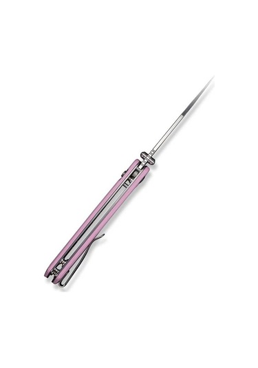 Sencut Skelfin Powder Pink G10 Handle Satin Finished 9cr18mov Blade Kamp Çakı Pembe
