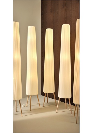 Ikea Kayın Ahşap Kayın Beyaz Elegant Yer Lambası 154 Cm Lambader Beyaz