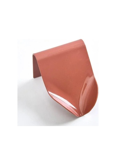 Kırmızı Duvara Monte Sabunluk Saklama Kutusu Kendinden Drenaj Bulaşık Yapışkan Banyo Duş