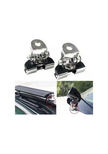 Kaput Üstü Işık Bağlantı Braketi Off Road Paslanmaz Çift