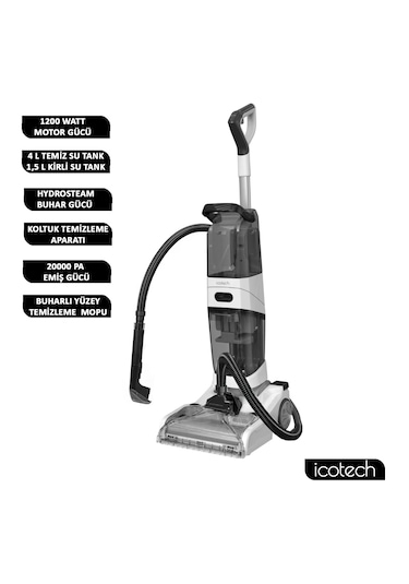 Icotech Sc60 Max Pro Buhar Fonksiyonlu Dikey Halı Yıkama Koltuk Yıkama