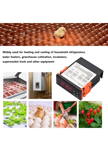 Springsun Stc-1000 Akıllı Sıcaklık Kontrol Cihazı - Isıtma/soğutma Fonksiyonlu Hassas Termostat