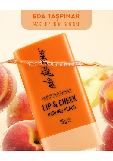 Eda Taşpınar Lip & Cheek Cream Blush Stick Darling Peach