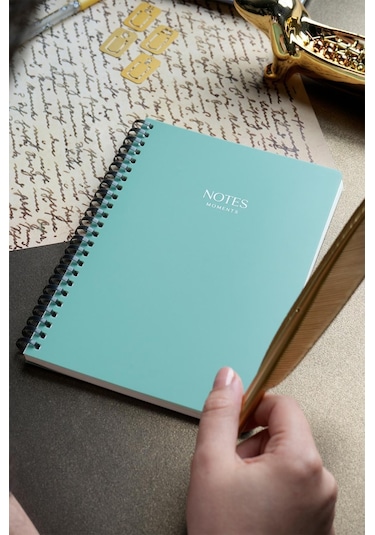 Sylcon Sp.defter. Pp 80 Gr. Ivory, A5 . Yap.çizgili .yeşil Yeşil