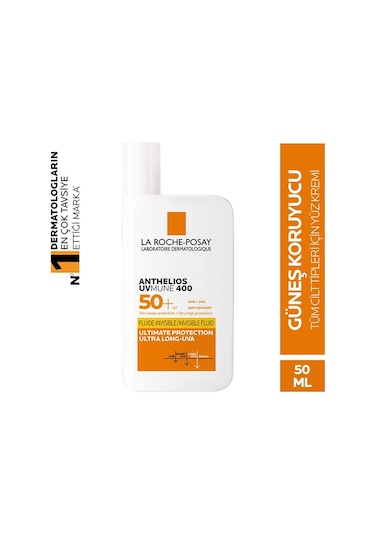 La Roche Posay Anthelios Uvmune 400 Fluid Güneş Kremi SPF50+ 50 ML