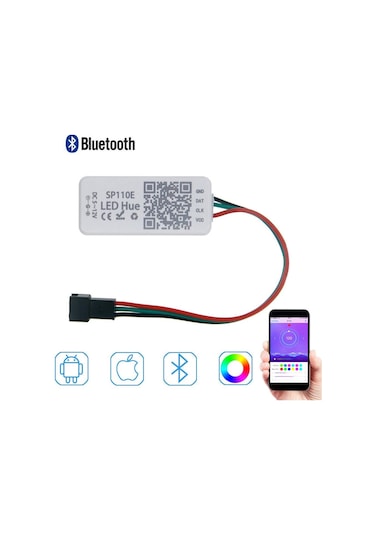 SP110E Bluetooth Adreslenebilir Şerit Led Kontrolcüsü 490036740