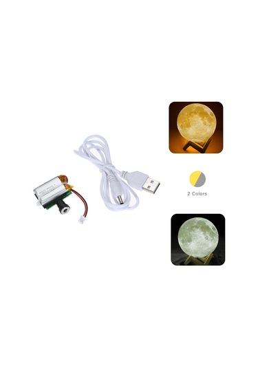 Monyee Led Ay Işık Tabanı, Dokunmatik Kontrol, İki Renk, Usb Şarjlı, 300mah Lityum Pil, 3d Yazıcı Dıy Uyumlu Diğer