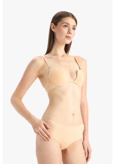 Defacto Micro 2li Hipster Külot-fall İn Love Y8298az25aubg392 Bej