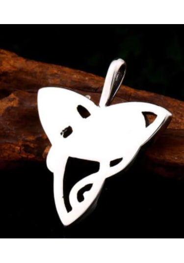 Paslanmaz Çelik Antik Mısır Mitolojik Bastet Kedi Kolye Gümüş