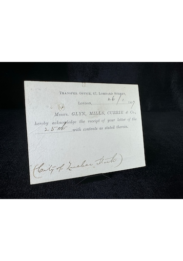 Antiye 1907 Yılından İngiltere Kendinden Halfpenny Pullu Postakartı
