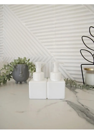 Aromaflow Banyo Ve Mutfak İçin Sıvı Sabun Köpük Dağıtıcı, 2'li Set 146705262 Beyaz