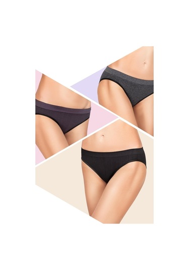 Miorre 3'Lü Dikişsiz Bayan Slip (484759126)