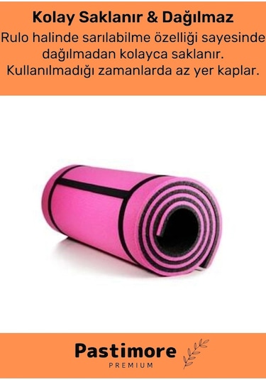 Su Geçirmez Konfor Modeli Taşıma Askılı Çift Taraflı Kamp Zemin Çadır 16 Mm Uyku Matı Yer Minderi Çok Renkli