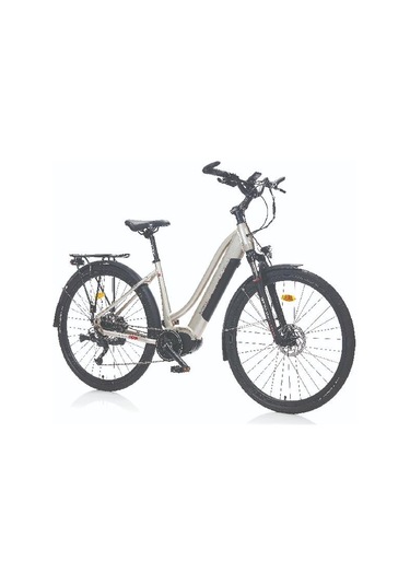Corelli Sacha-l Elektrikli Kadın Şehir Bisiklet Hd 46cm 28 Jant 9 Gri