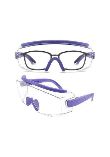 Novahub Pembe Buğu Önleyici Güvenlik Gözlükleri Rahat Güvenli Mühür Net Görüş Koruması Toz Geçirmez Gözlük Erkekler Ve Kadınlar