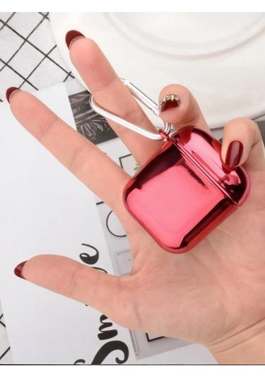 Case House Airpods Uyumlu 4 İçin Tek Renkli Kılıf, Airpods Uyumlu 4 Kulaklık Kılıfı 431096626 Kırmızı