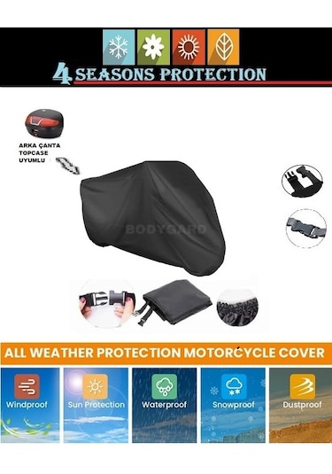 Ktm 690 Smc Motosiklet Brandası Arka Çanta Uyumlu Branda,örtü