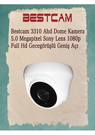 Ahd 3310 Dome Kamera 5 Mp Sony Lensli 1080p Full Hd Gece Görüşlü