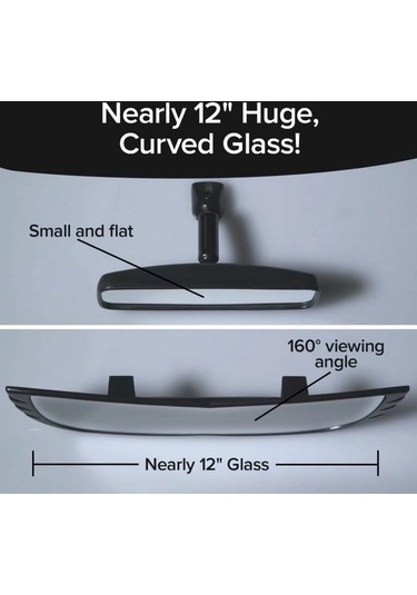 Sones Geniş Açılı Dikiz Aynası Kör Noktaları Azaltır Çoğu Otomobil Suv'una Uyum Sağlar