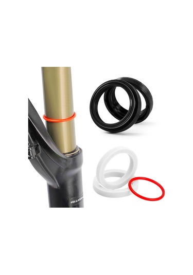 Geeroyoo 35mm Dağ Bisikleti Süspansiyon Forku Toz Keçe Seti + 4 Ü 1 Arada Montaj Aleti Çok Renkli