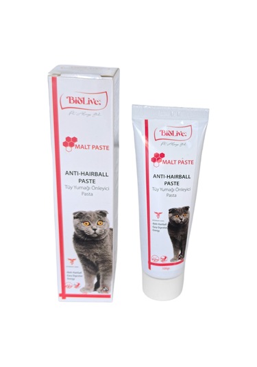 Biolive Antihairball Kediler İçin Tüy Yumağı Önleyici Paste 100gr
