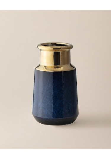 Madame Coco Africain Seramik Vazo - Mavi Mavi