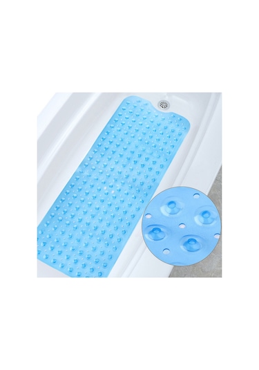 Yystore Kaymaz Paspas Pvc Banyo Paspası Küvet Kaymaz Paspas Mavi