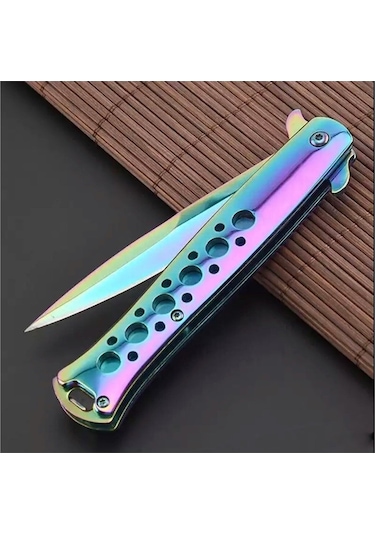 Taşkafa Renkli Yunus Kamp Çakı 21 CM Çok Renkli