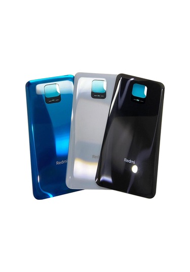 Gmr Redmi Uyumlu Note 9s Pil Kapağı Siyah Siyah