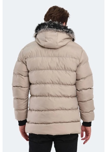 Slazenger St23je027 Heck Erkek Kapüşonlu Şişme Mont - Slazenger - Taş Taş