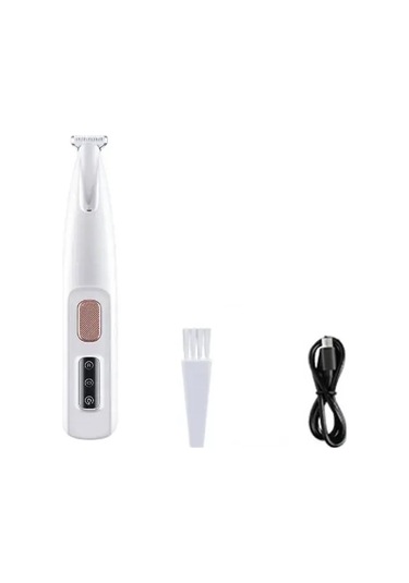 Soulader Köpek Tırnak Makinası Ve Tüy Kesme Makinesi 2'si 1 Arada Led Ekranlı Tam Su Geçirmez Evcil Hayvan Bakım Seti 18mm Geniş Bıçak