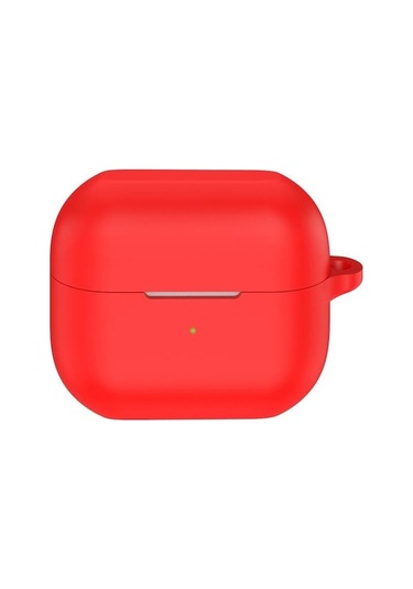 Novahub Samsung Galaxy Uyumlu Buds 3 Pro/3 Kulaklık Silikon Kılıf Düşmeye Dayanıklı Toz Geçirmez Kulaklık Kılıfı Kılıfı Kırmızı Kırmızı