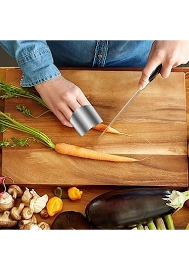 Buffer 2li Metal Parmak Koruyucu Hızlı Ve Güvenli Kesme Paslanmaz Çelik Koruyucu Aparat-9073113195490