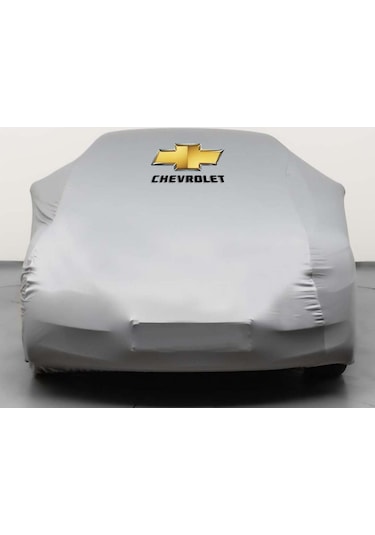 CHEVROLET NUBİRA SEDAN (2005-2010) Kumaş Logolu Oto Branda - Penye Örtü GRİ