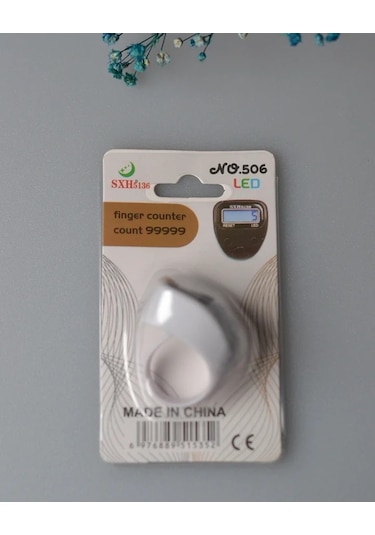 Mini Işıklı Zikirmatik Beyaz