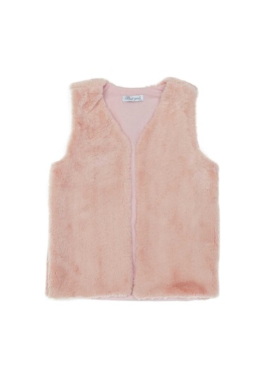 Best Kids Kız Çocuk Kürk Detaylı Yelek Bk23Kk14350 001