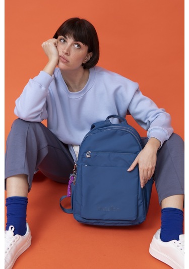 Unıted Colors Of Benetton Kadın Sırt Çantası Bnt 1464 MAvi