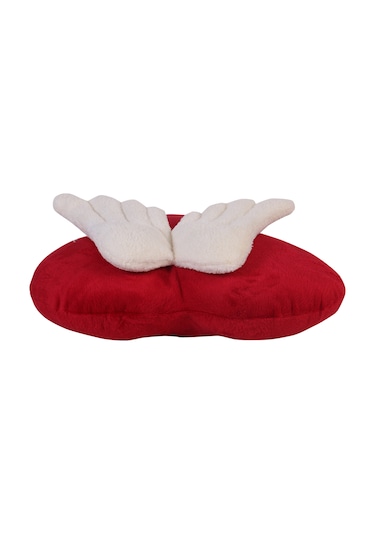Kanatlı Kalp Yastık 46 Cm