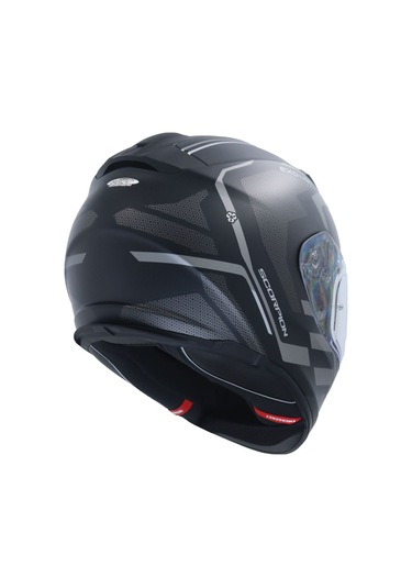 Scorpion Exo 491 Evo Kripta Kapalı Motosiklet Kaskı Mat Siyah Gümüş