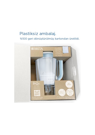 BRITA Filtreli Cam Su Arıtma Sürahisi 1x Maxtra Pro All-In-1 - Açık Mavi 2,5 lt